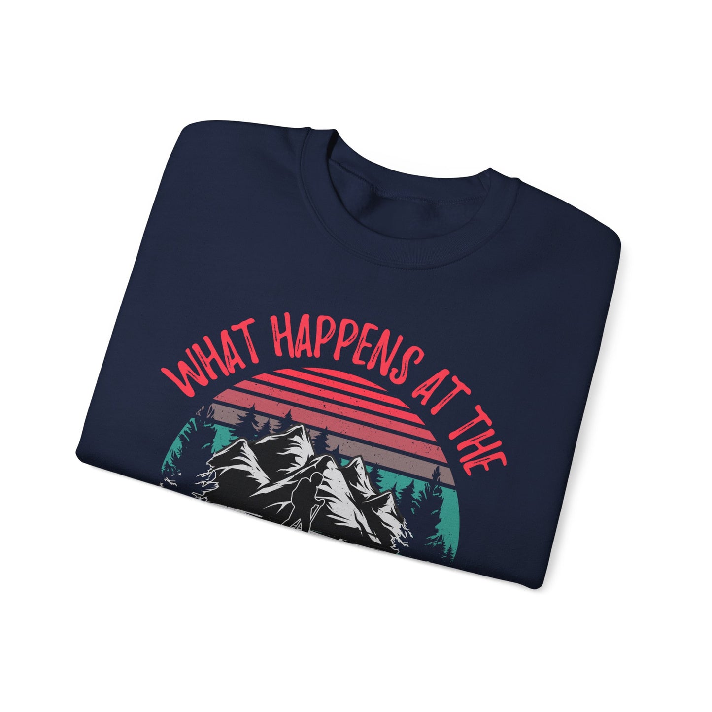 What Happens At The Campground - Sweatshirt For Men and Women - Unisex Heavy Blend™ Crewneck Sweatshirt