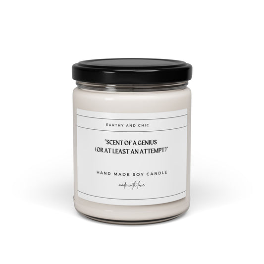 Scented Genuis Soy Candle, 9oz