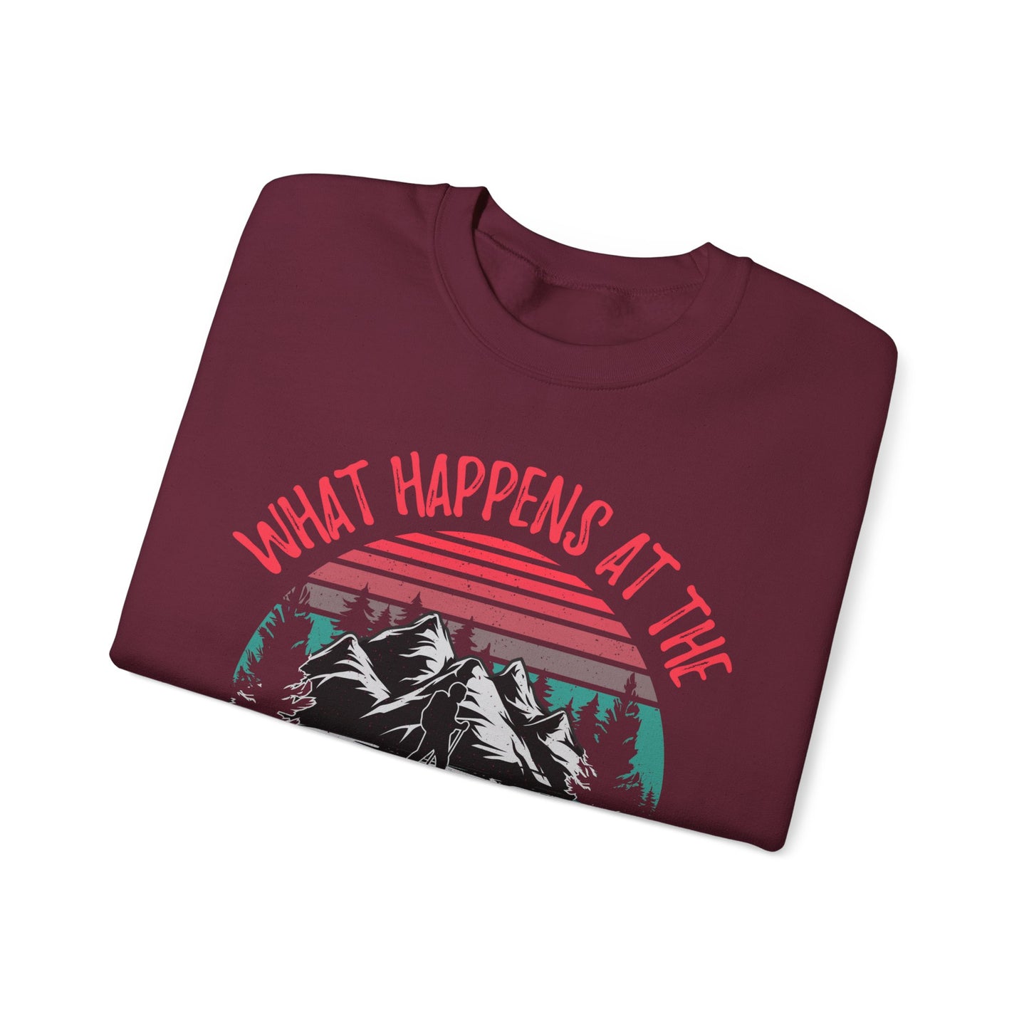 What Happens At The Campground - Sweatshirt For Men and Women - Unisex Heavy Blend™ Crewneck Sweatshirt